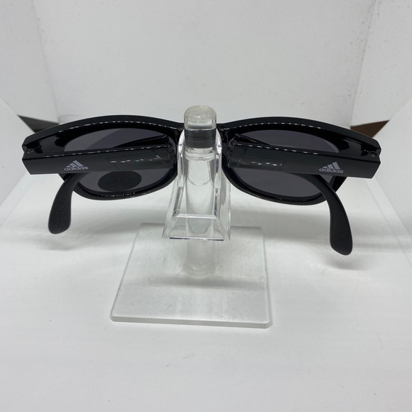 NIP Adidas Retro Style Wayfarer Black Folding Sunglasses UV Protection Eyewear - Picture 10 of 10